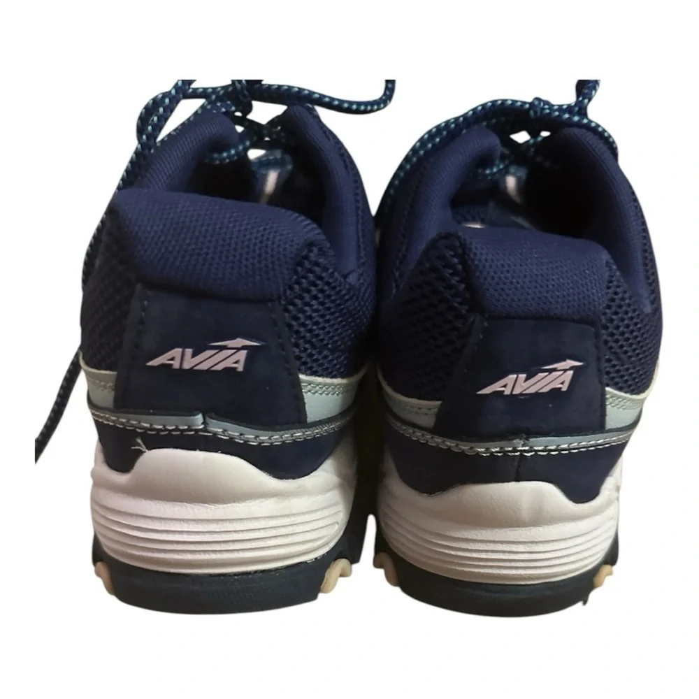 AVIA Memory Foam Women's Blue & White &Light Green  Athletic Sneaker Size 11 - Picture 8 of 9